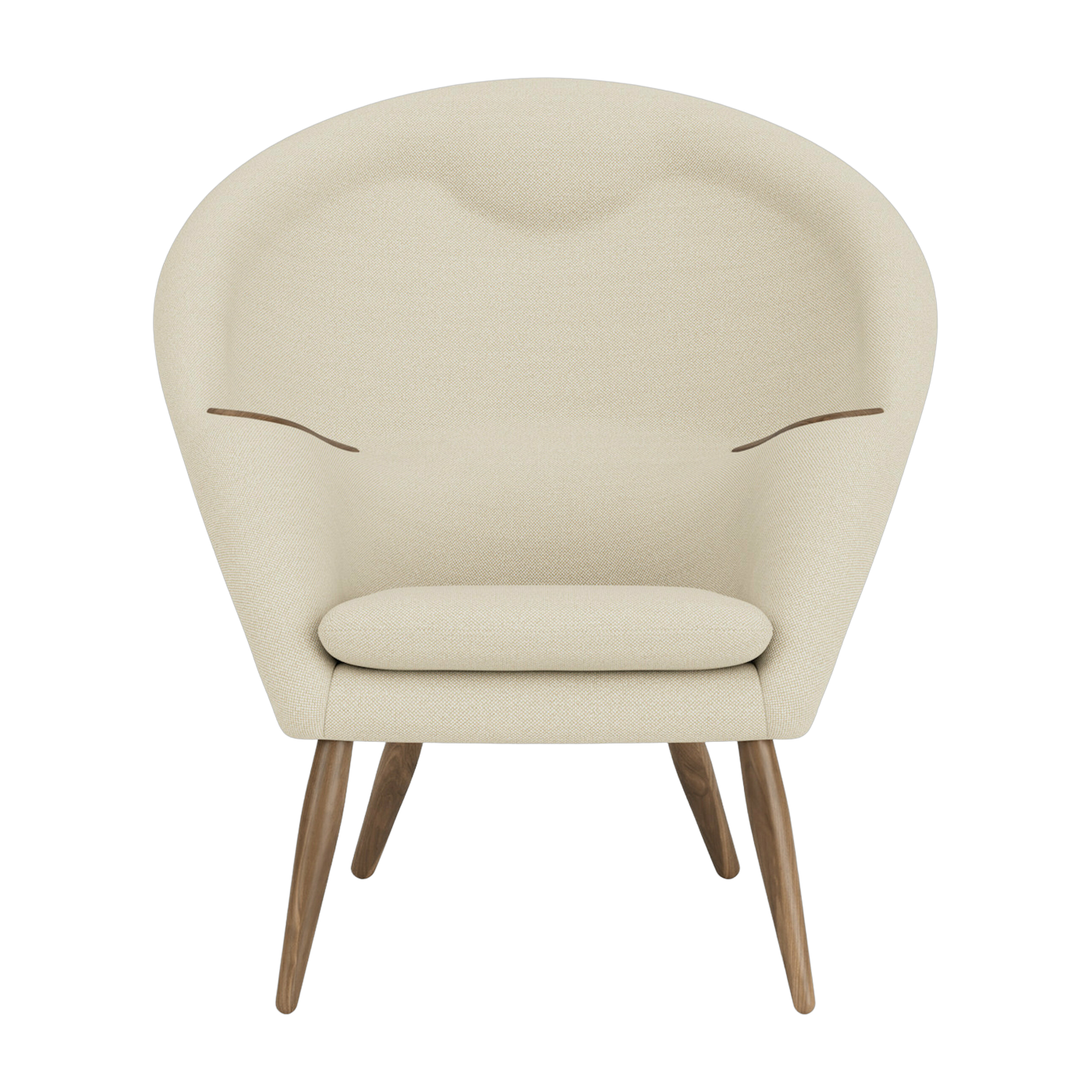 Poltrona in noce 100 x 87 cm Oda - Audo