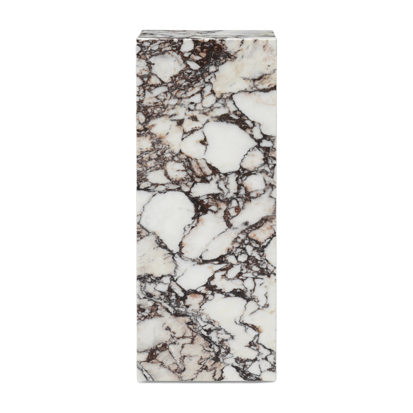 Tavolino in marbre calacatta viola 30 x 75 cm Plinth piedistallo - Audo
