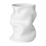 Vase in ceramica bianca 20 x 16 cm Collapse - Audo