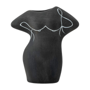 Vase in terracotta nera Lulu - Bloomingville