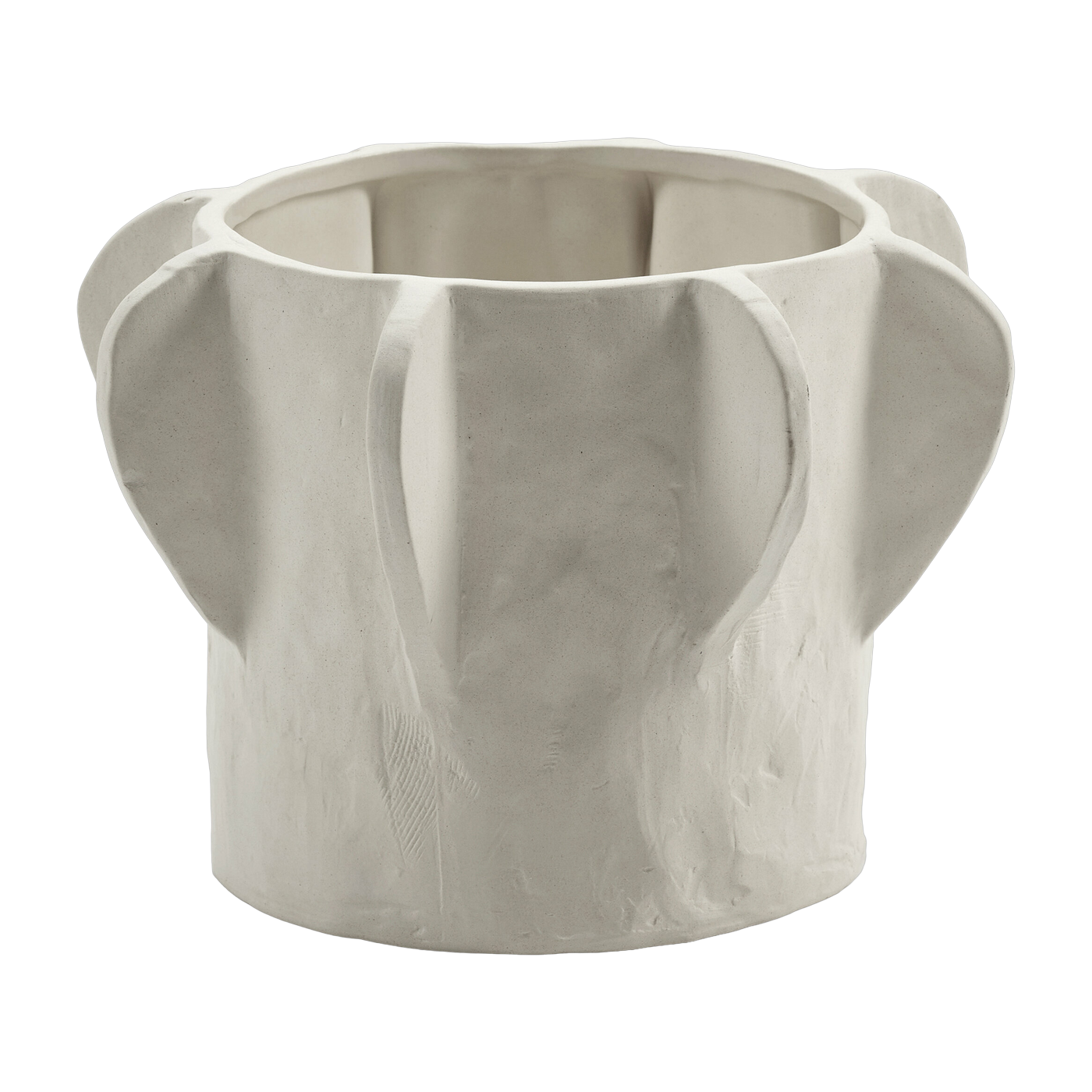 Übertopf aus Steingut in gebrochenem Weiß 22 x 15 cm Molly 02 S -. Serax