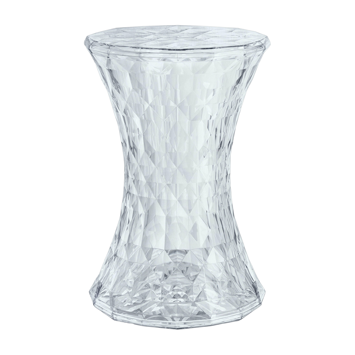 Taburete de policarbonato cristal 45 x 30 cm Stone - Kartell