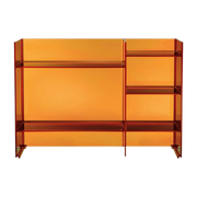 Meuble de rangement ambre 75 x 53 cm Sound rack - Kartell