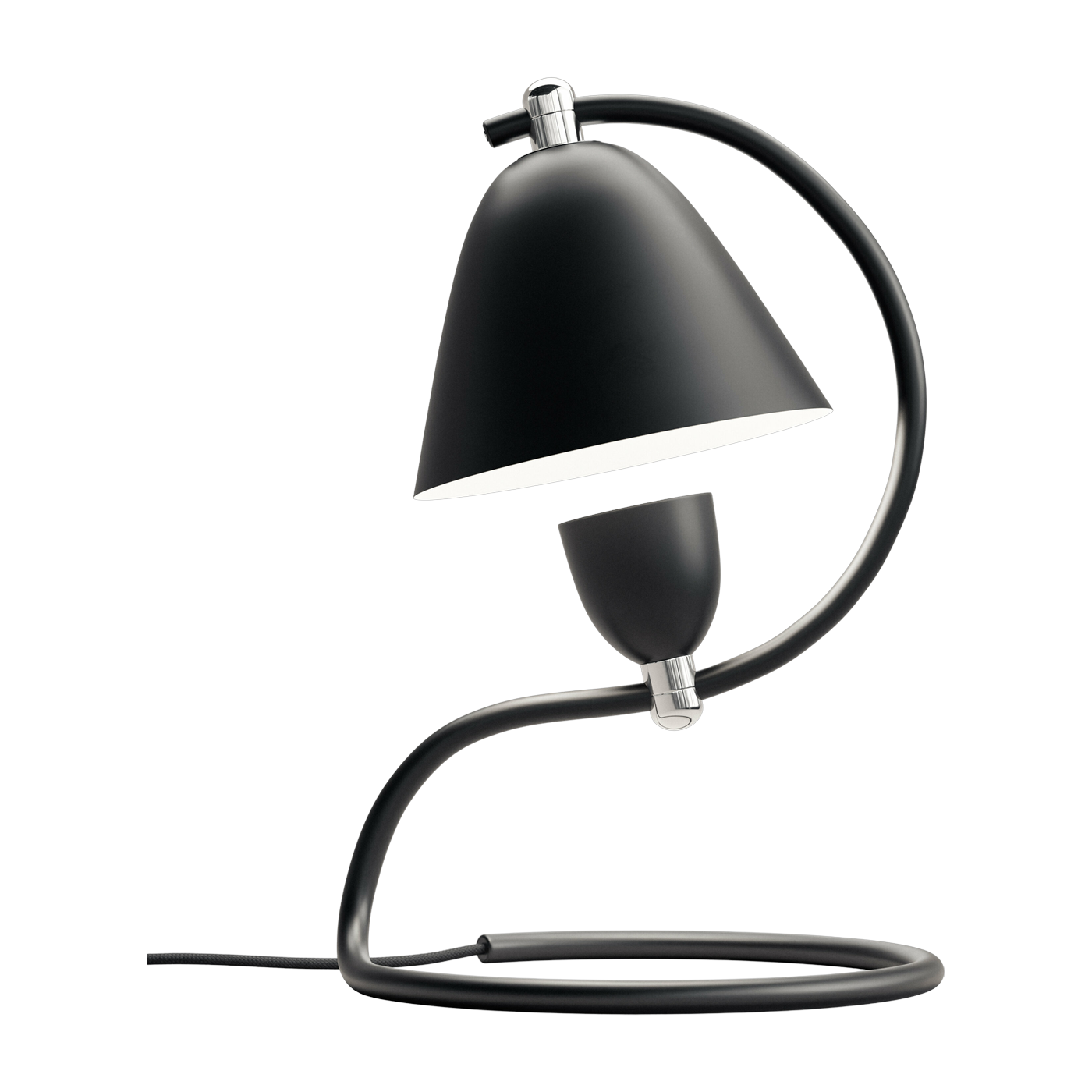 Lampe à poser en acier noir 42 x 265 cm Klampenborg - Audo