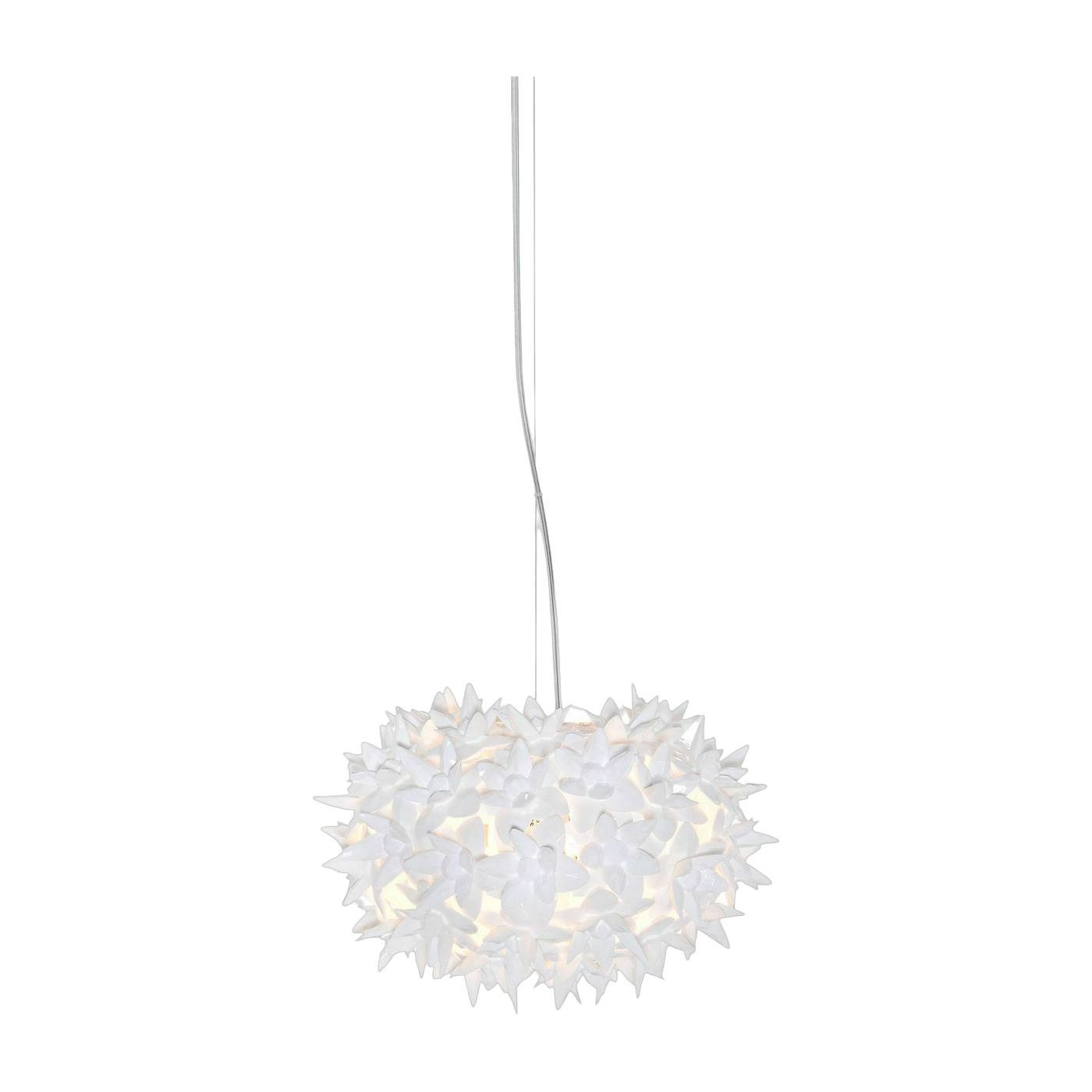 Lampada a sospensione ronde cristale 28 x 19 cm Bloom - Kartell