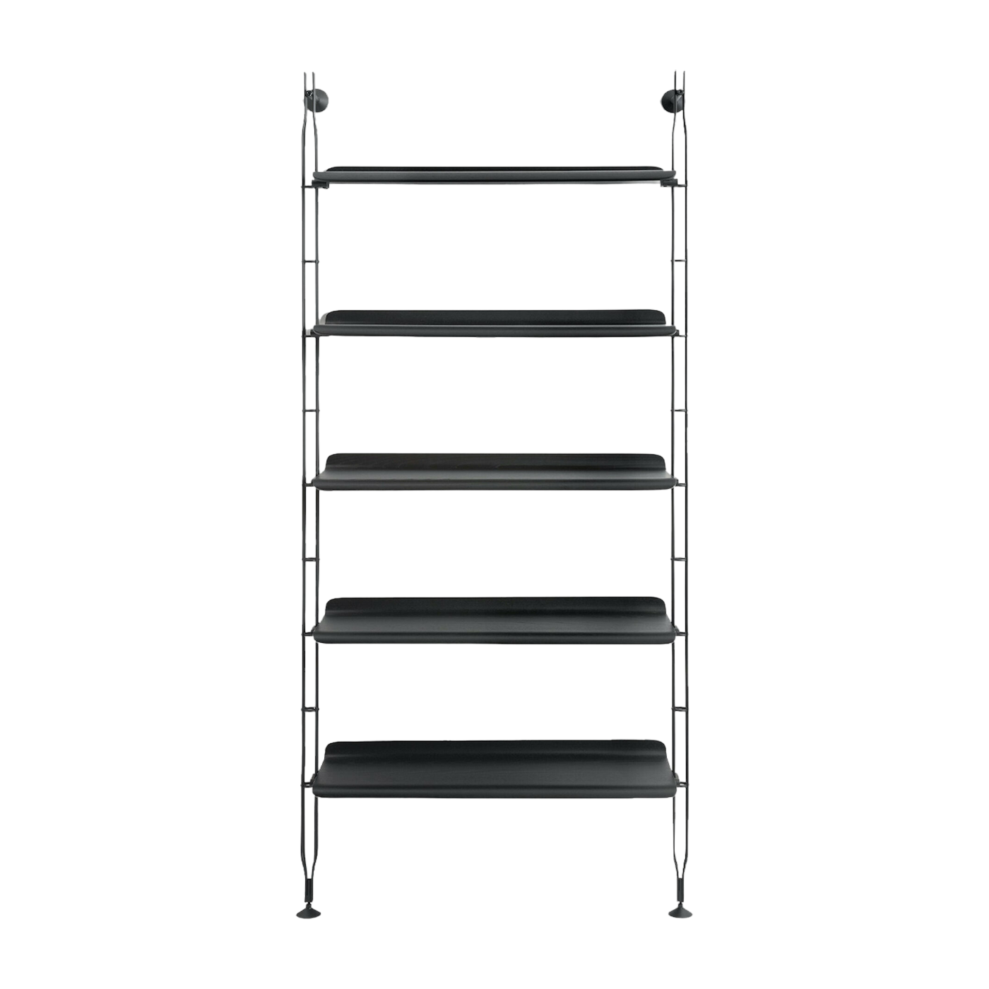 Librería de madera negra 99 x 215 cm Adam - Kartell
