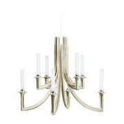Khan bronze polycarbonate chandelier - Kartell