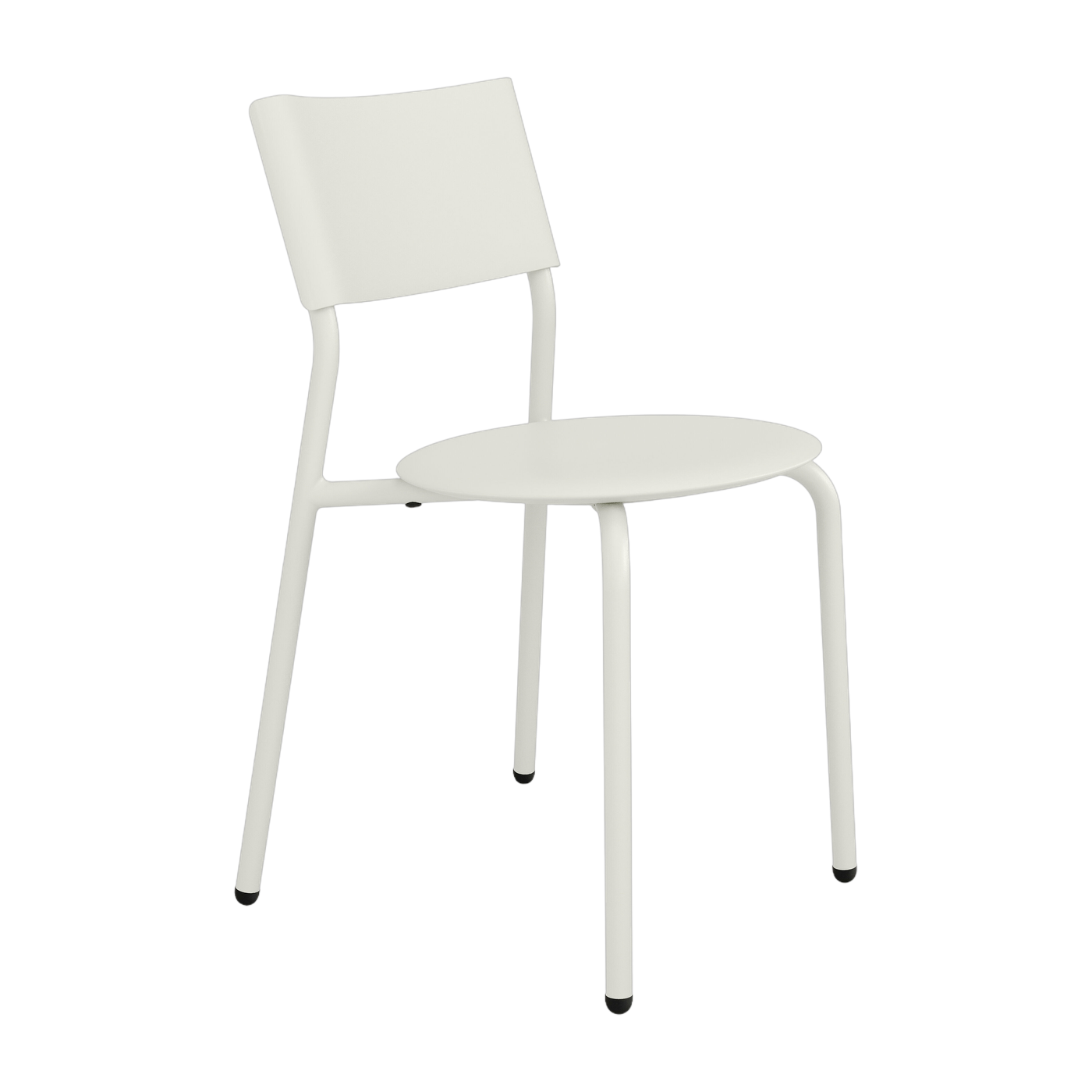 Midi recycled plastic garden chair - chalk gray TIPTOE