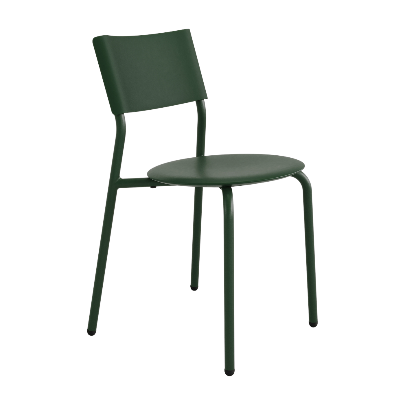 Midi recycled plastic garden chair - fir green TIPTOE
