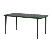 Fir green steel dining table 160 x 80 x 75 cm Midi - TIPTOE