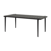 Table à manger en acier noir 190 x 90 x 75 cm Midi - TIPTOE