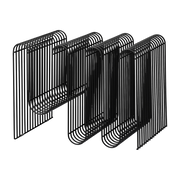 Porte-revues en acier noir 40,5 cm Curva - AYTM