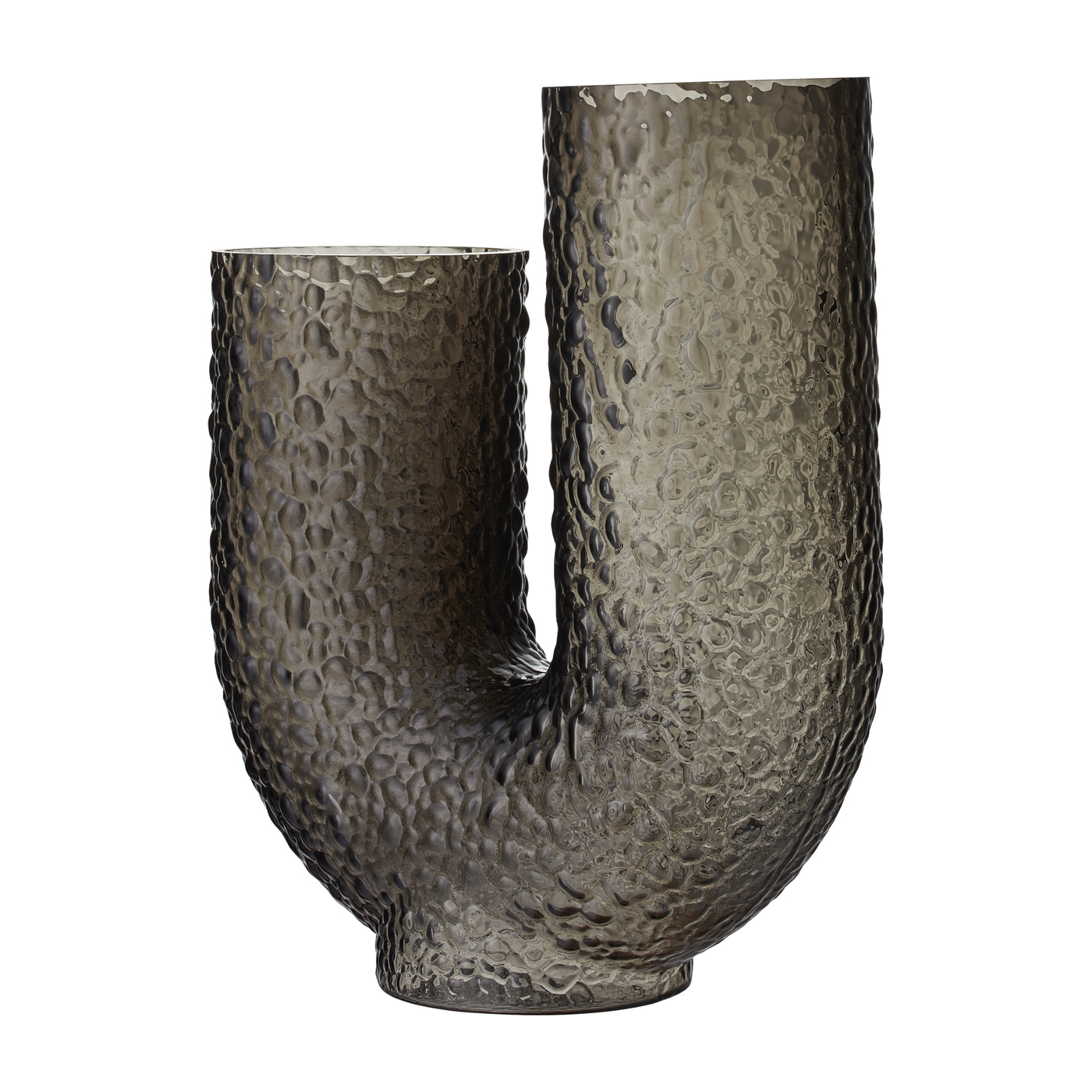 Vase black glass 40 cm Arura - AYTM