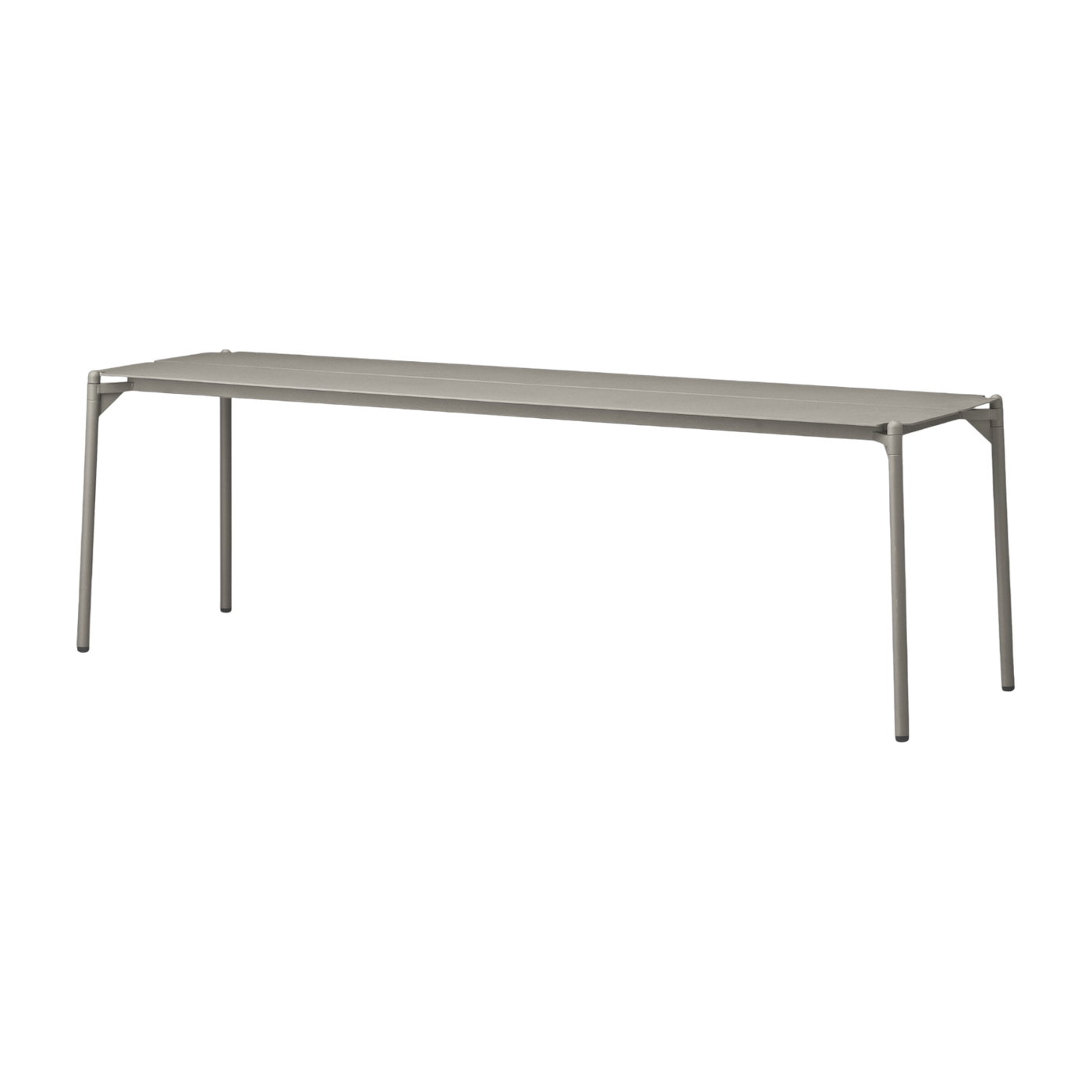 Banc de jardin en acier taupe 145 cm Novo - AYTM
