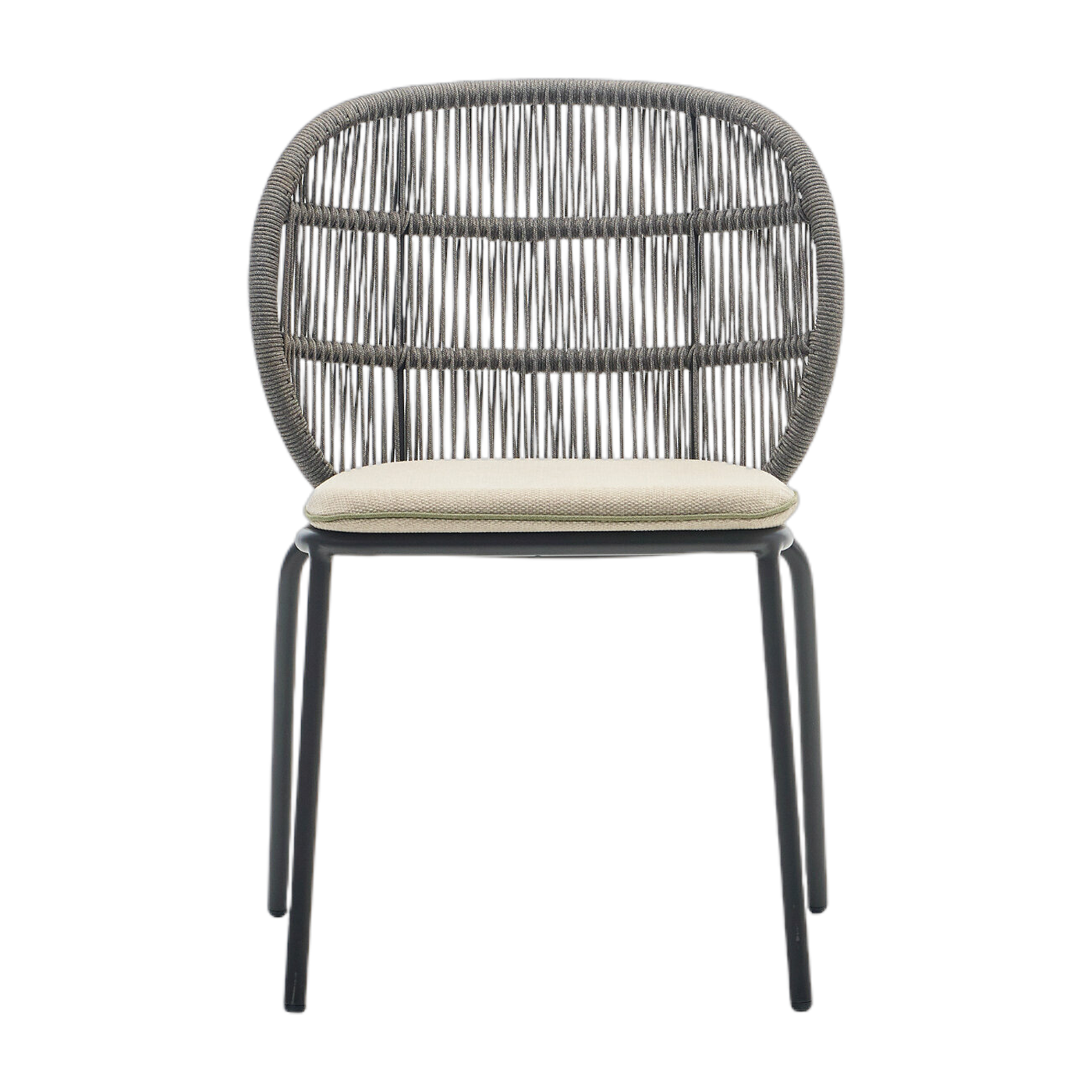 Sedia in corda grigio scuro 58 x 81 cm Kodo - Vincent Sheppard