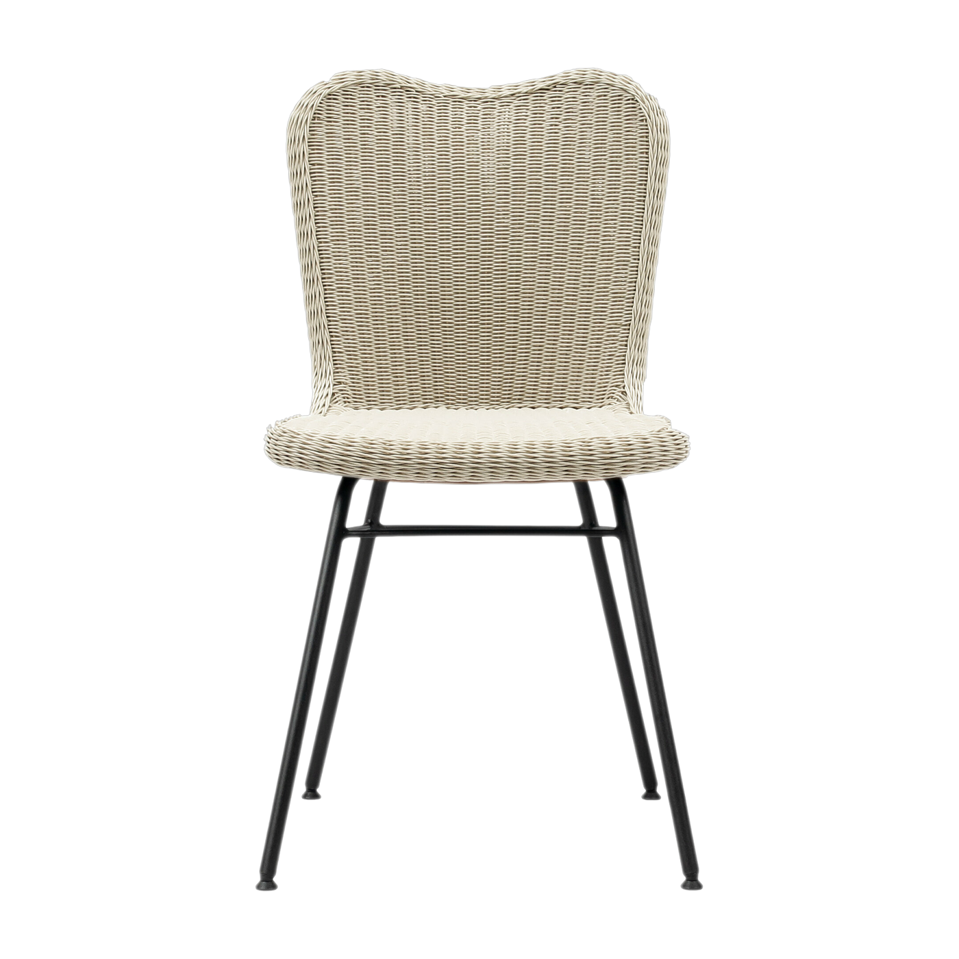 Sedia in vimini color crema 50 x 83 cm Lena - Vincent Sheppard