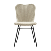 Chaise en osier crème 50 x 83 cm Lena - Vincent Sheppard