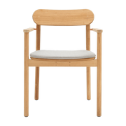 Chaise avec accoudoirs en teck 59 x 80 cm Freya - Vincent Sheppard