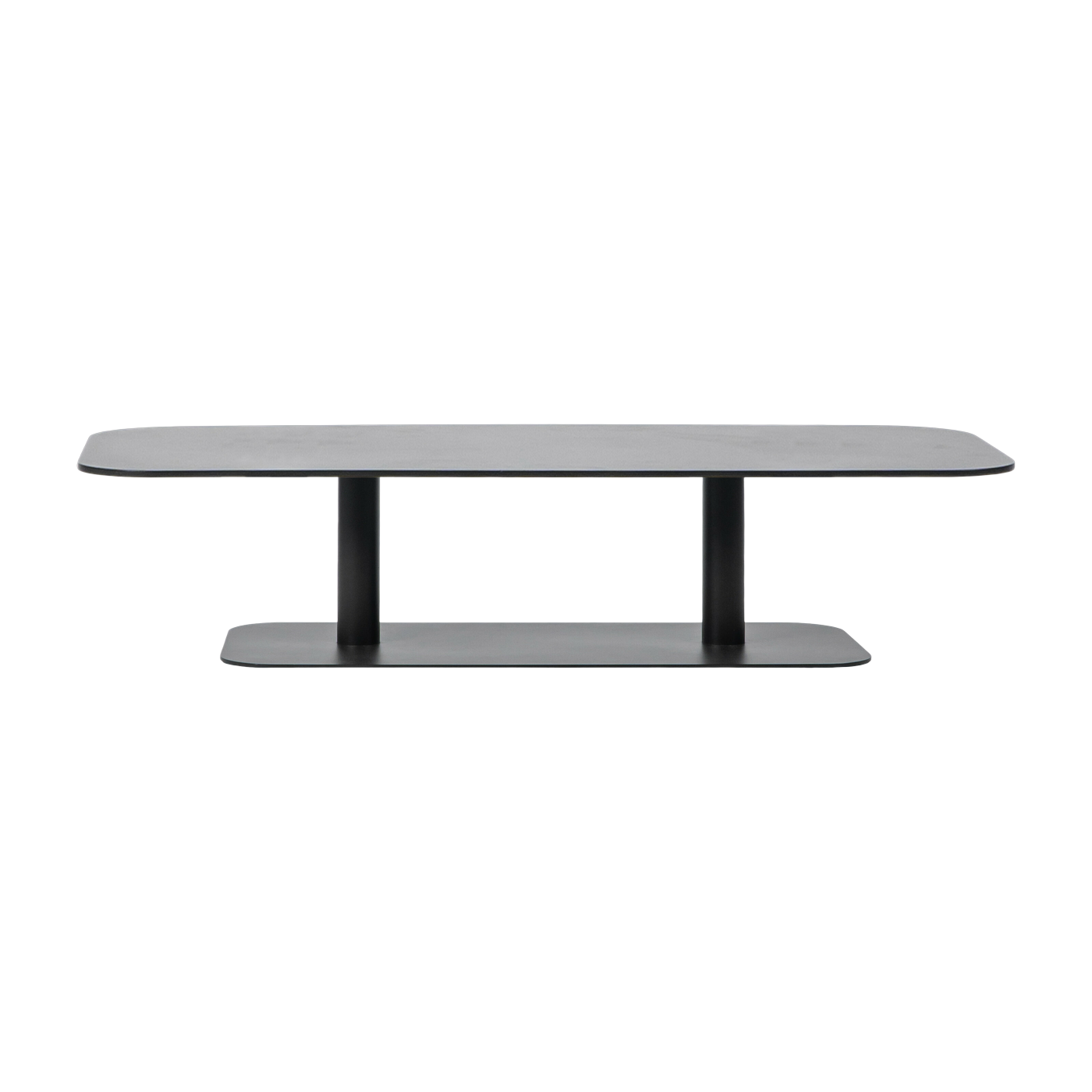 Tavolino in alluminio grigio 129 x 45 cm Kodo - Vincent Sheppard