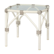 Cream wicker side table 46 x 46 cm Lucy - Vincent Sheppard