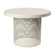 Couchtisch aus cremeweiß emailliertem Metall 50 x 36 cm Tulina -. Broste Copenhagen