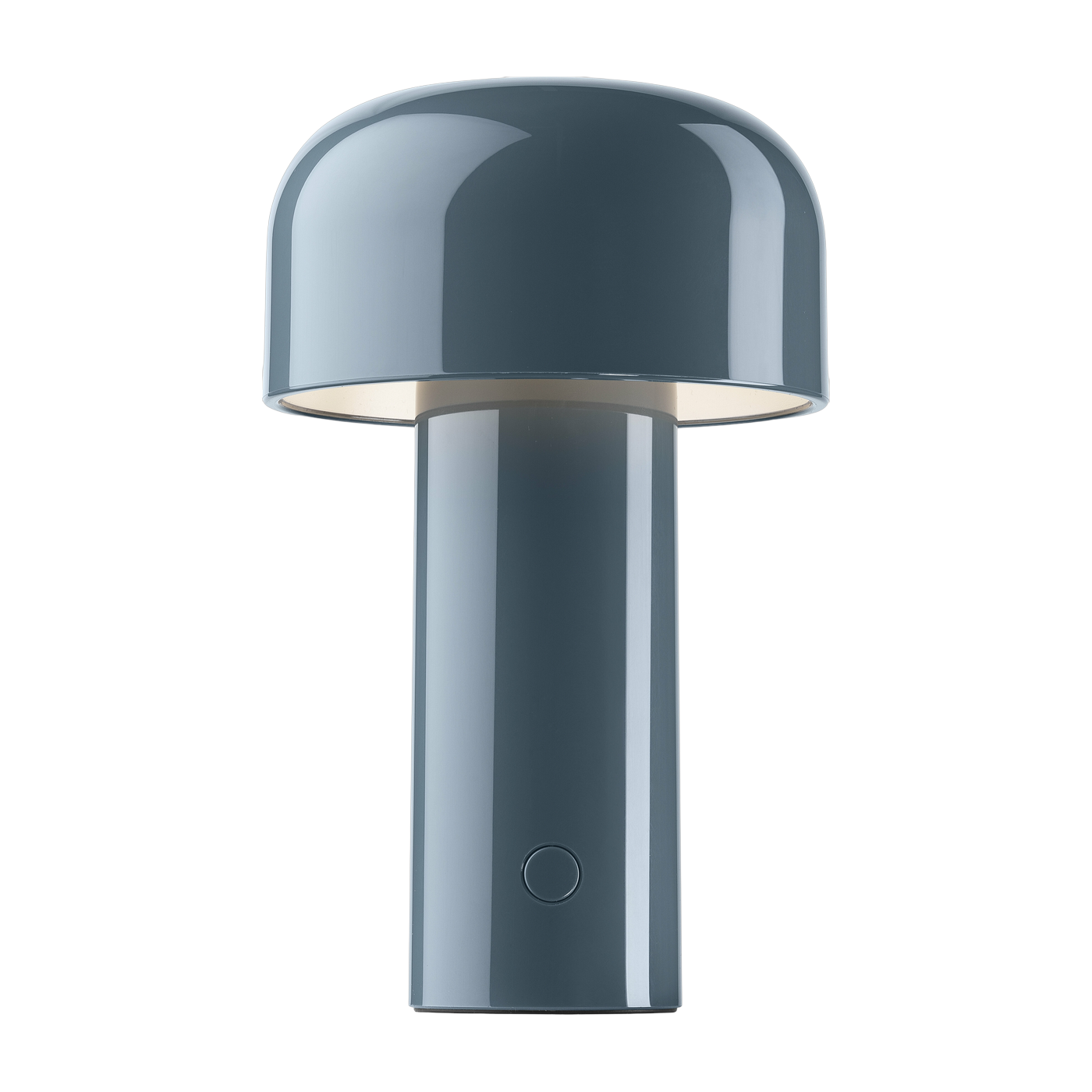 Lampe de table rechargeable design bleu gris Bellhop - Flos