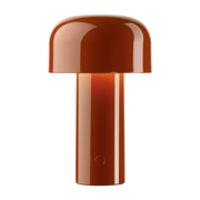 Lampada da tavolo ricaricabile design rosso mattone Bellhop - Flos