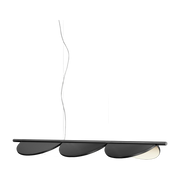Suspension lamp design anthracite Almendra Linear S3 - Flos