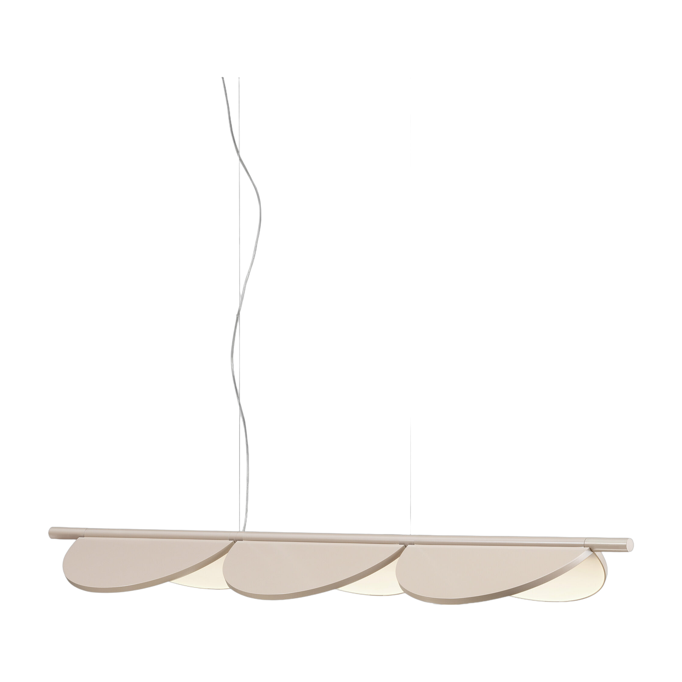 Lampada a sospensione design nudo Almendra Linear S3 - Flos