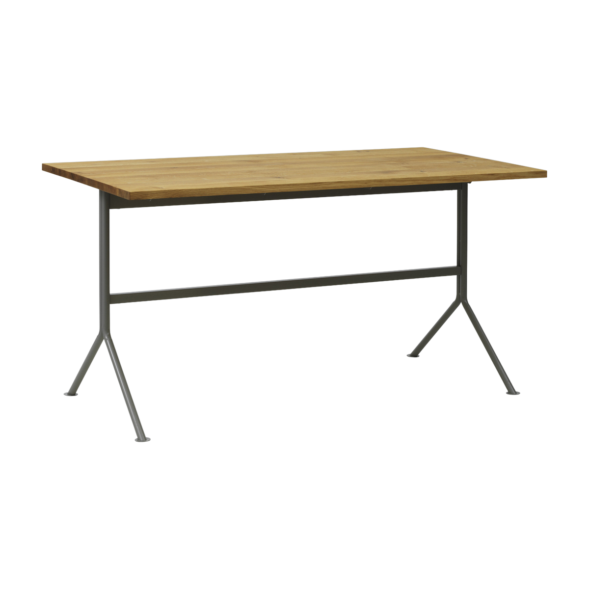 Bureau grey oak wood 150 x 75 cm Kip - Normann Copenhagen