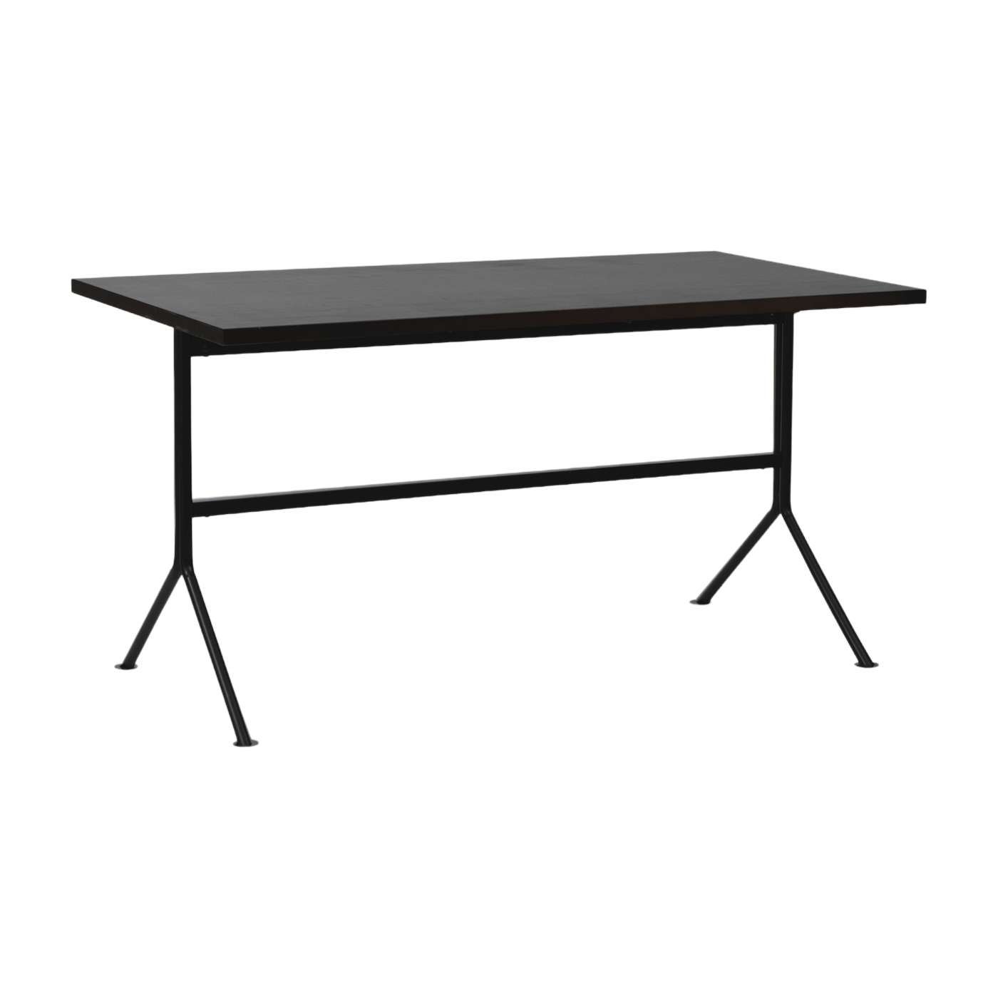 Bureau noir en bois de pin foncé 150 x 75 cm Kip - Normann Copenhagen
