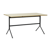 Bureau noir en bois de pin 150 x 75 cm Kip - Normann Copenhagen