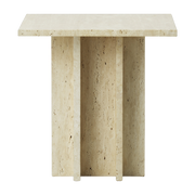 La mesa auxiliar Travertino 45 x 43 cm Edge - Normann Copenhagen