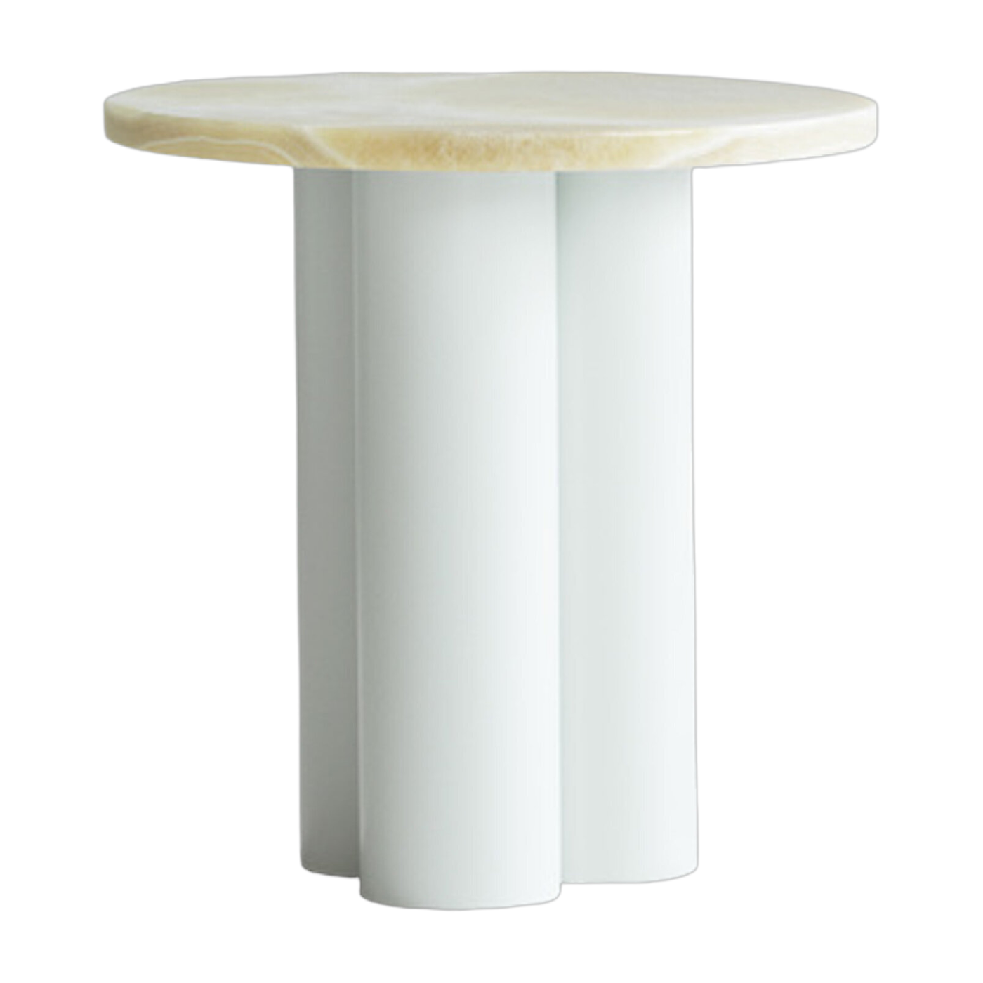 Grüner Beistelltisch und Honey Onyx-Tablett 40 x 40 cm Dit -. Normann Copenhagen