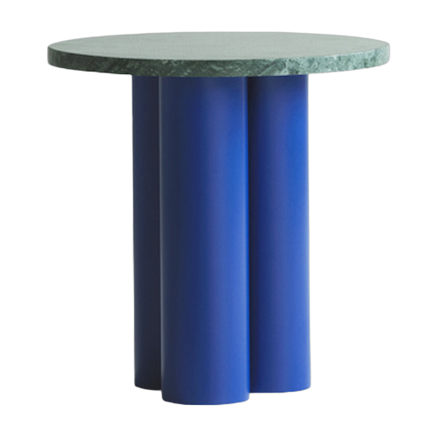 Beistelltisch blau und Tablett verde marina 40 x 40 cm Dit - Normann Copenhagen