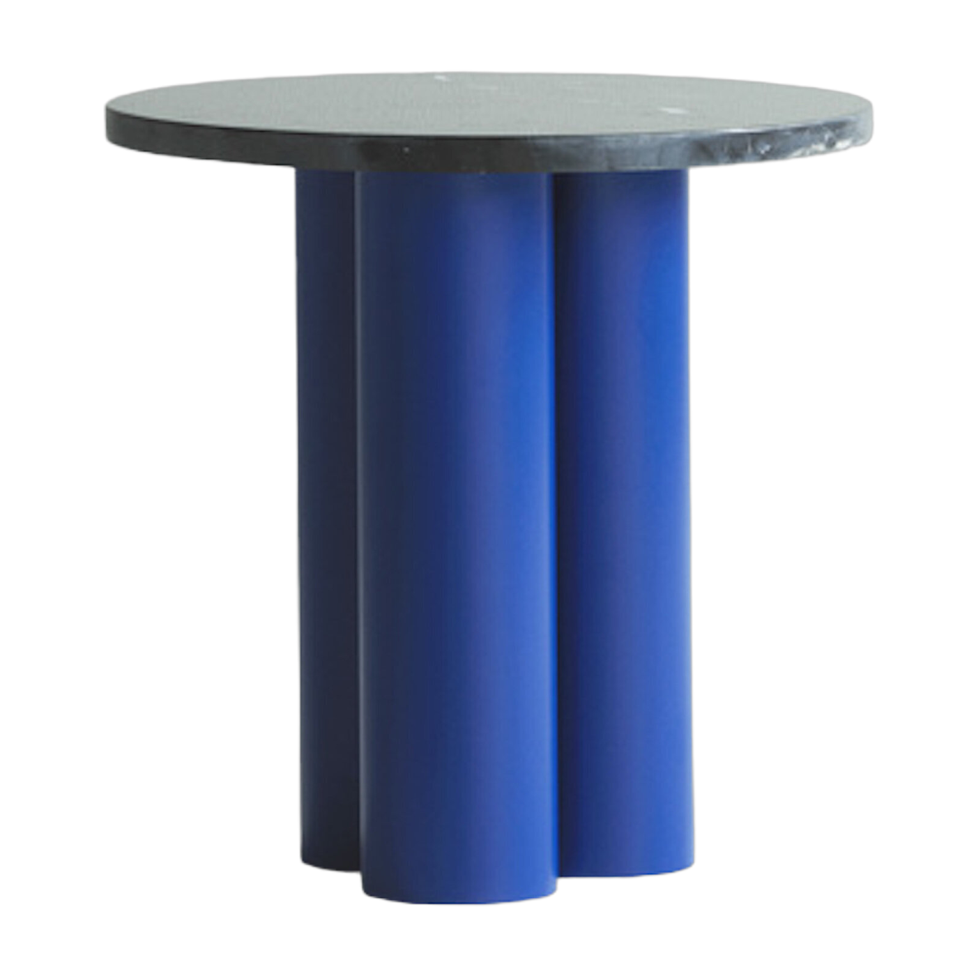 Beistelltisch blau und Tischplatte nero marquina 40 x 40 cm Dit -. Normann Copenhagen