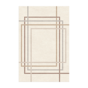 Beigefarbener Wollteppich 200 x 300 cm Axelle -. SON-TAPIS