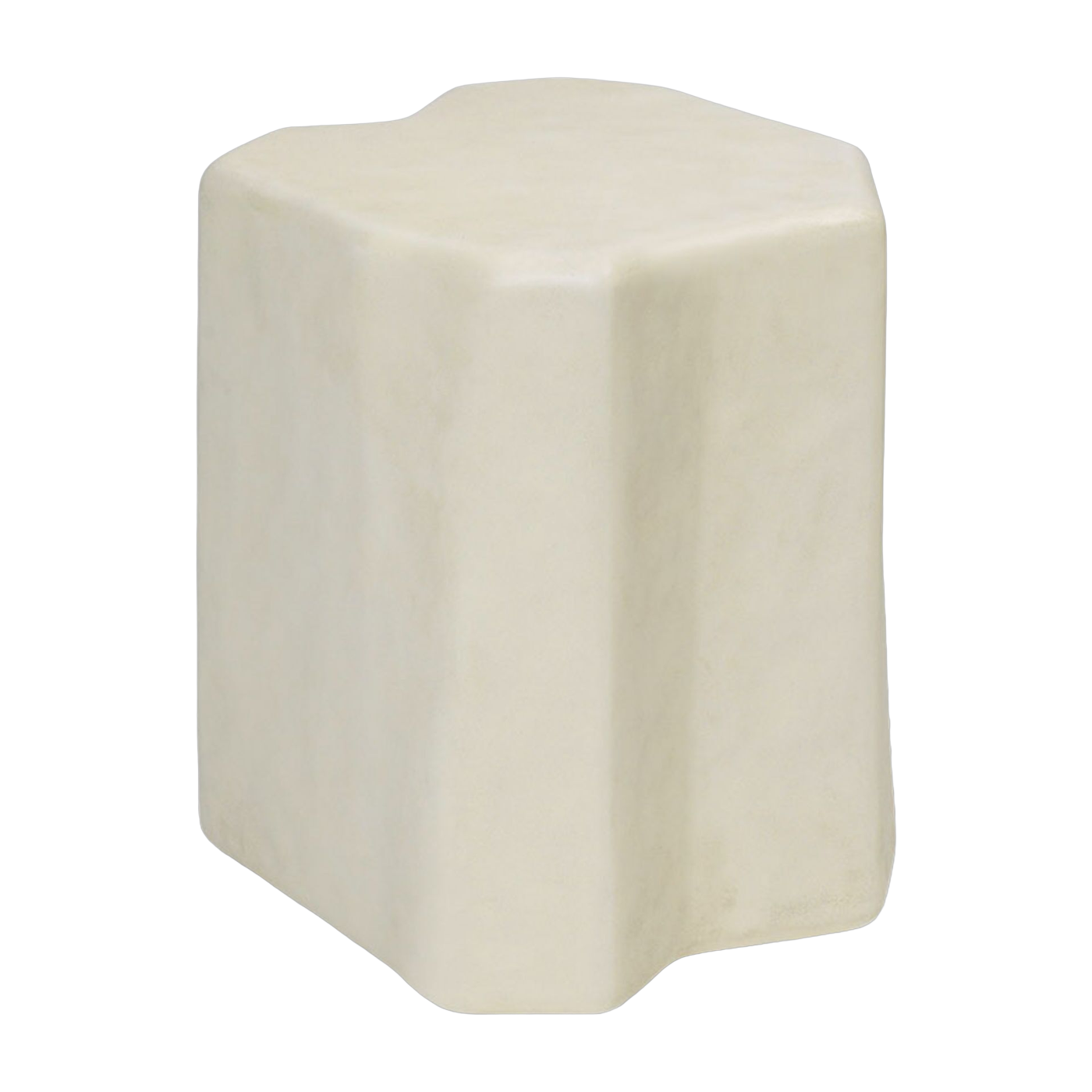 Mesa auxiliar Ivory de hormigón y fibra de vidrio Staffa - Ferm Living