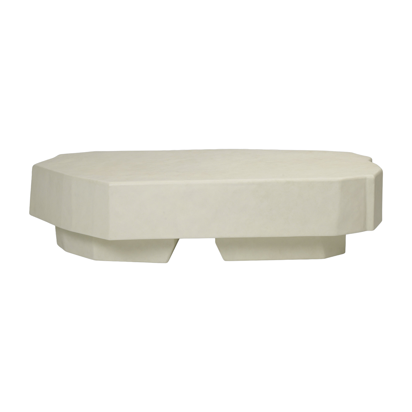 Mesa de centro de hormigón marfil Staffa - Ferm Living