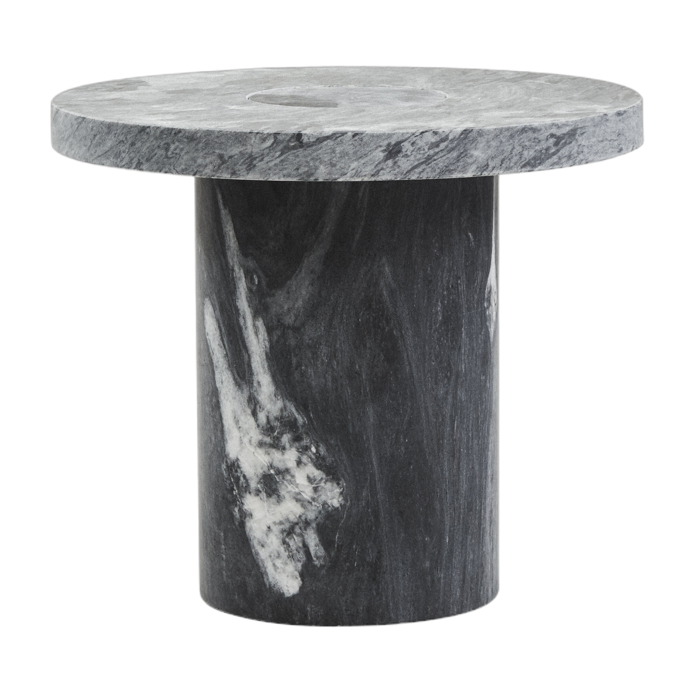 Mesa auxiliar en negro marbre 33 x 39 cm Sintra - Frama
