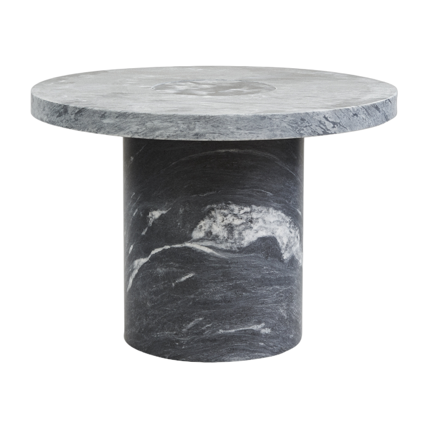 Mesa de centro en marbre negro 42 x 60 cm Sintra - Frama