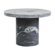 Table basse en marbre noir 42 x 60 cm Sintra - Frama