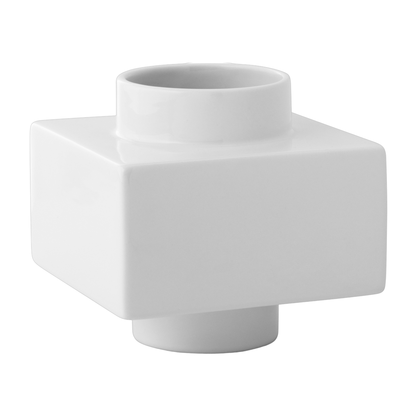 Vase apilable nieve blanca 16 cm s4 Deko - Normann Copenhagen