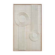 Woven palm tree painting 122 cm Erik - Versmissen
