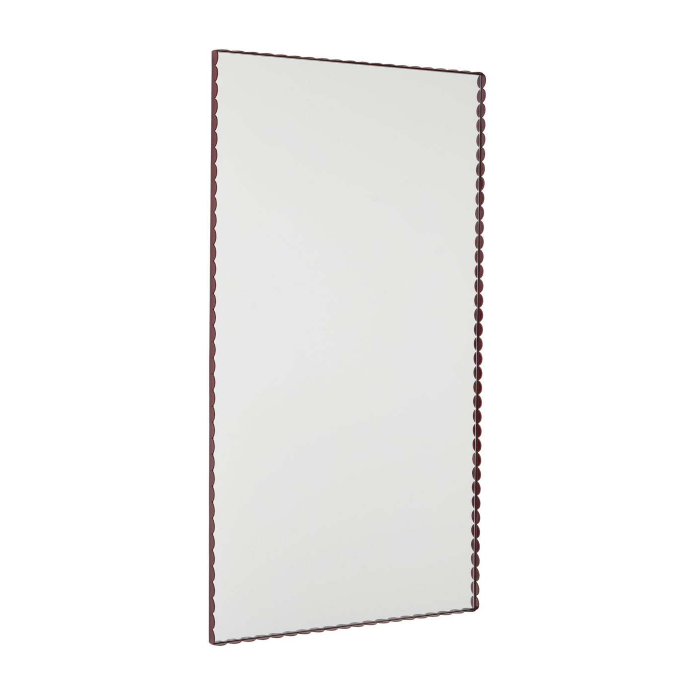 Rechteckiger Spiegel l bordeaux 72, 5 x 133, 5 cm Arcs - HAY