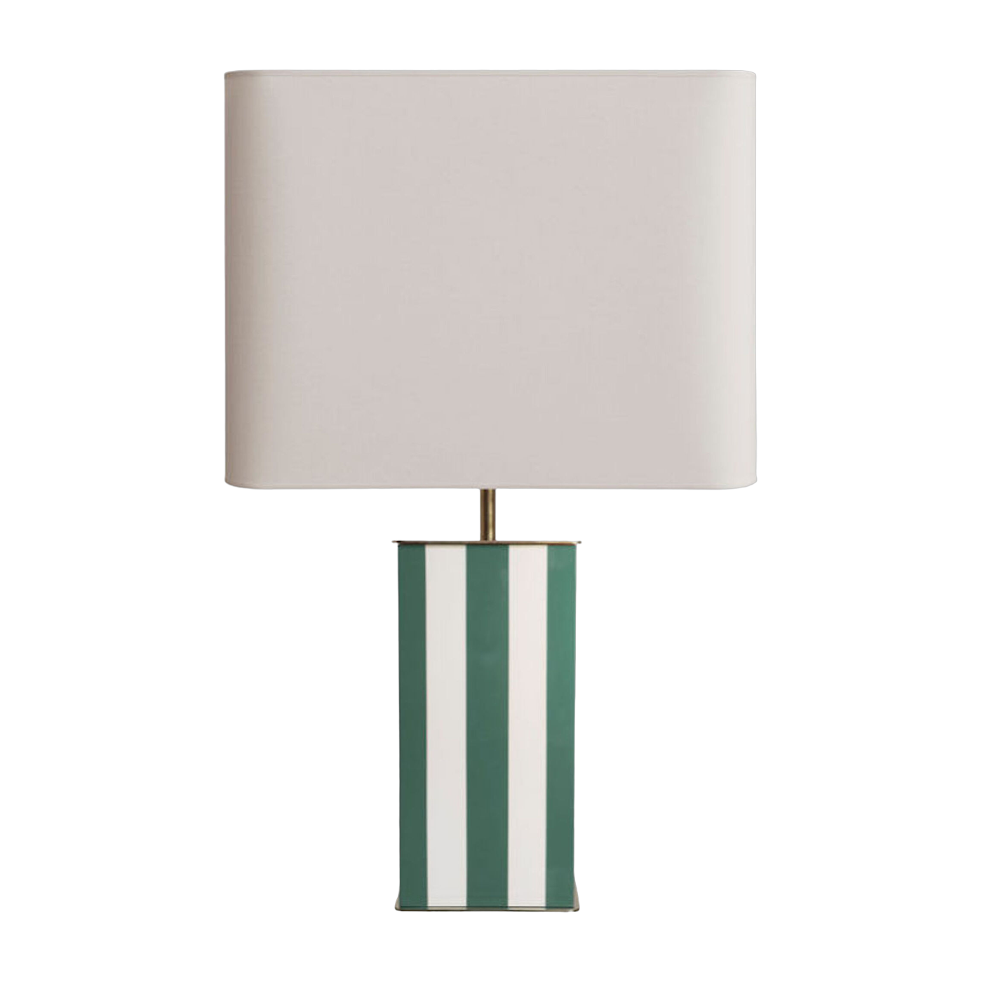 Table lamp in ivory lacquered wood and jade Elysée - RED Edition