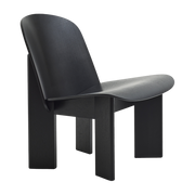 Fauteuil en hêtre noir 66 x 63 cm Chisel - HAY
