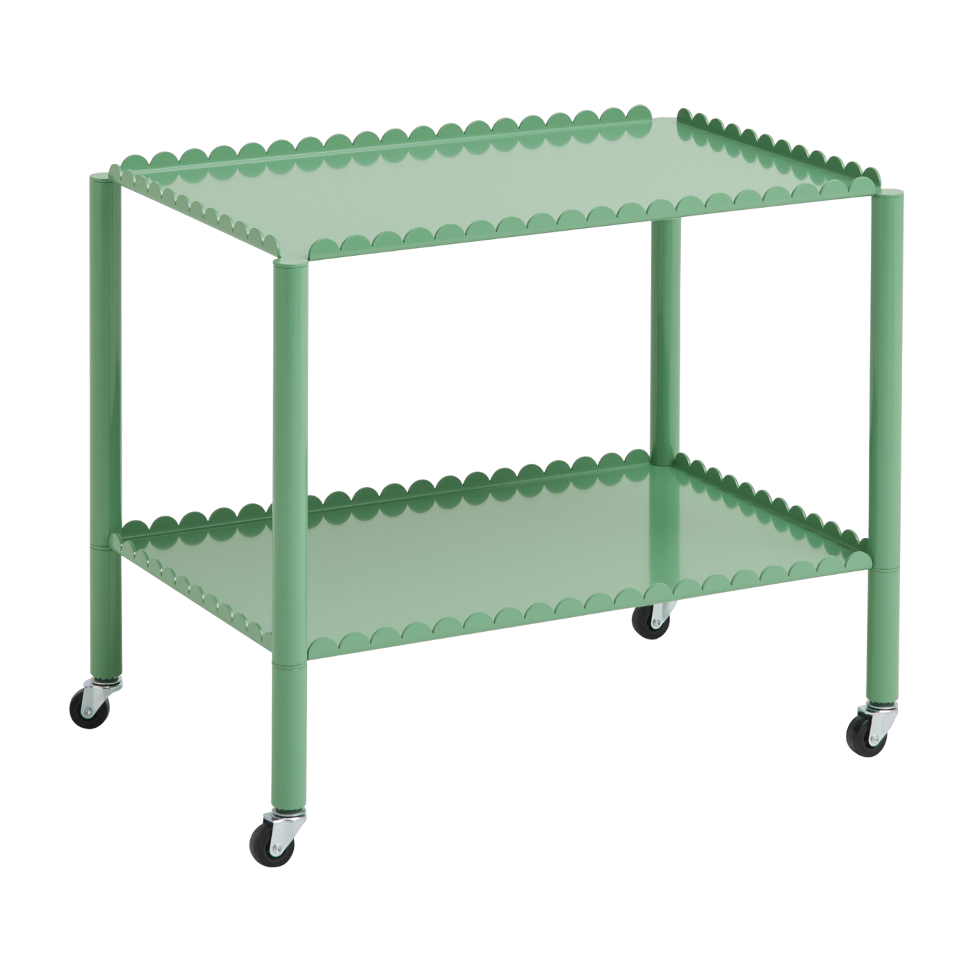Desserte en acier vert jade  Arcs - Hay