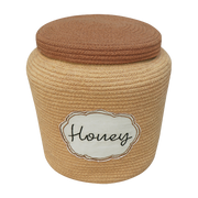 Gelber Aufbewahrungskorb aus Baumwolle Honey -. Lorena Canals