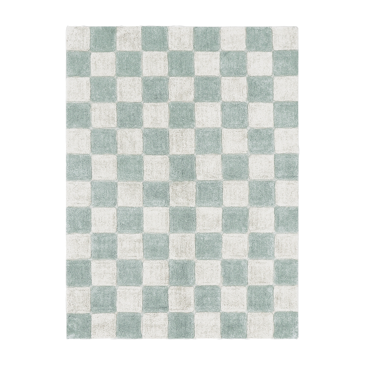 Tappeto di cotone lavabile blu 160 x 120 cm Piastrelle - Lorena Canals